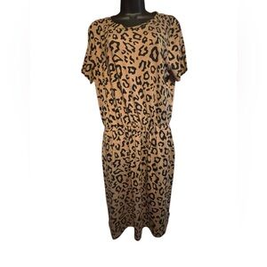 Tickled Teal Leopard Print Top